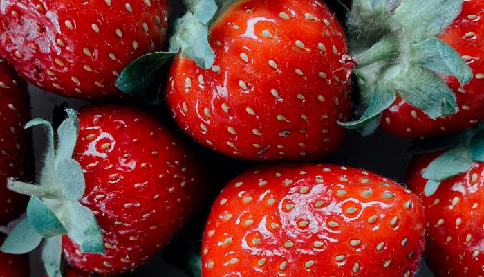 Red strawberries